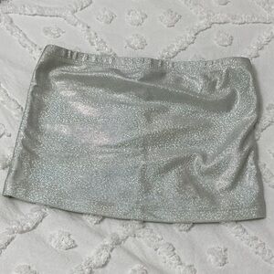 Shimmering SILVER SHIRT PERFECT FOR NEW YEARS OR BDAYS